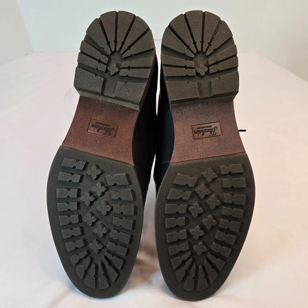 FLORSHEIM Men's Lodge Moc Toe Oxford Loafers Sz: 13 Black